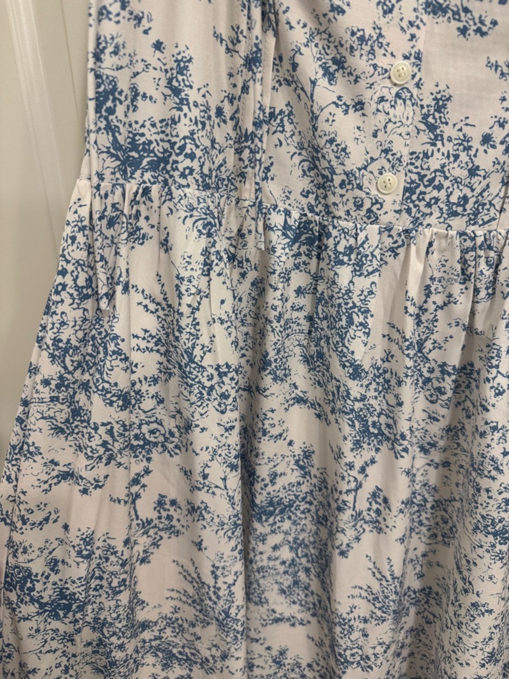 Commense Sapphire Garden Floral Cami Midi Dress Blue & White Floral - Picture 12 of 16